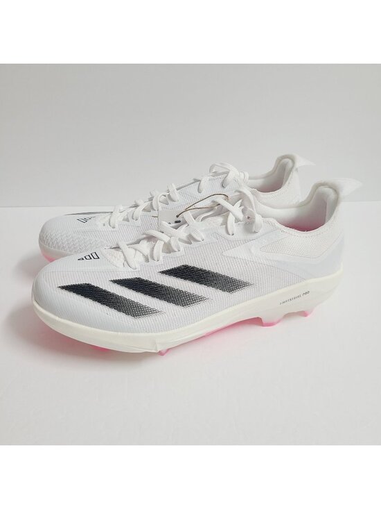 NEW Adidas Adizero Electric+ TPU Baseball Cleats IF8488 Size 9 White Pink #2 main image 8